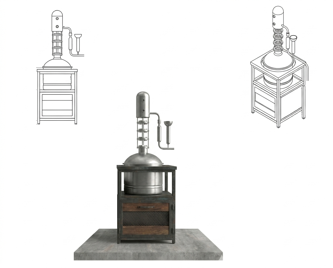Distillation unit base module (60x60) showcase image