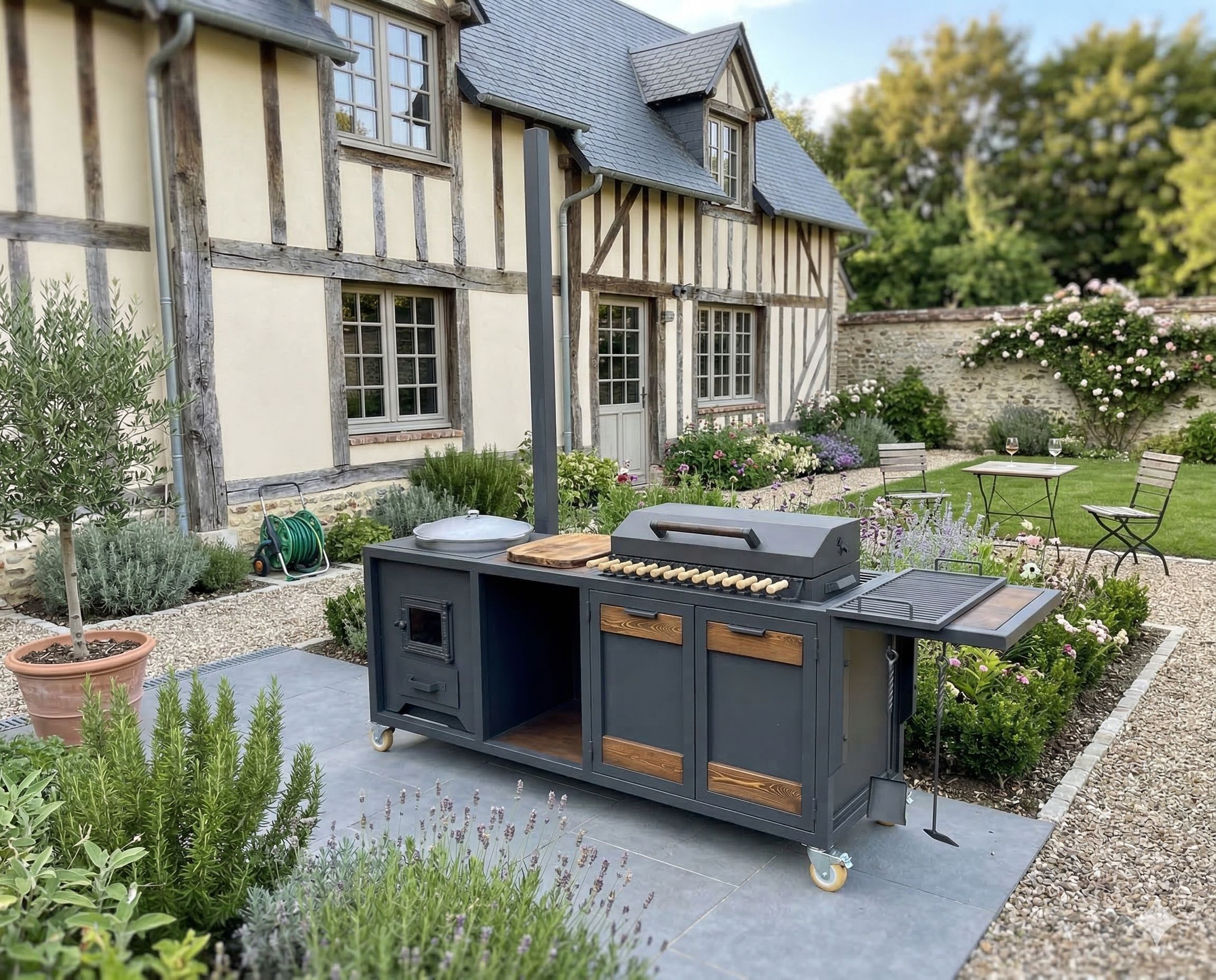BBQ Major (with wheel)
