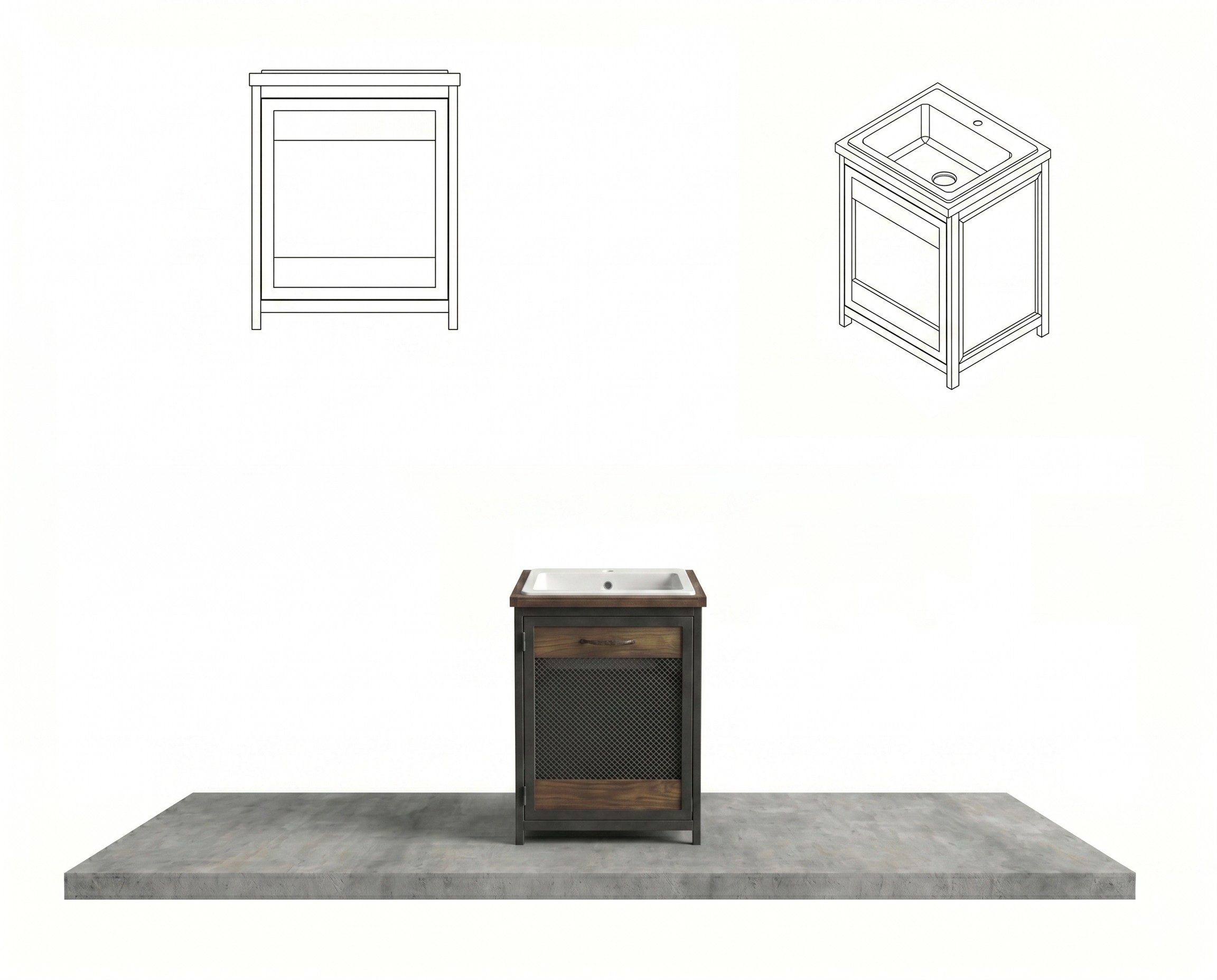 Multifunctional sink module (60x60) showcase image
