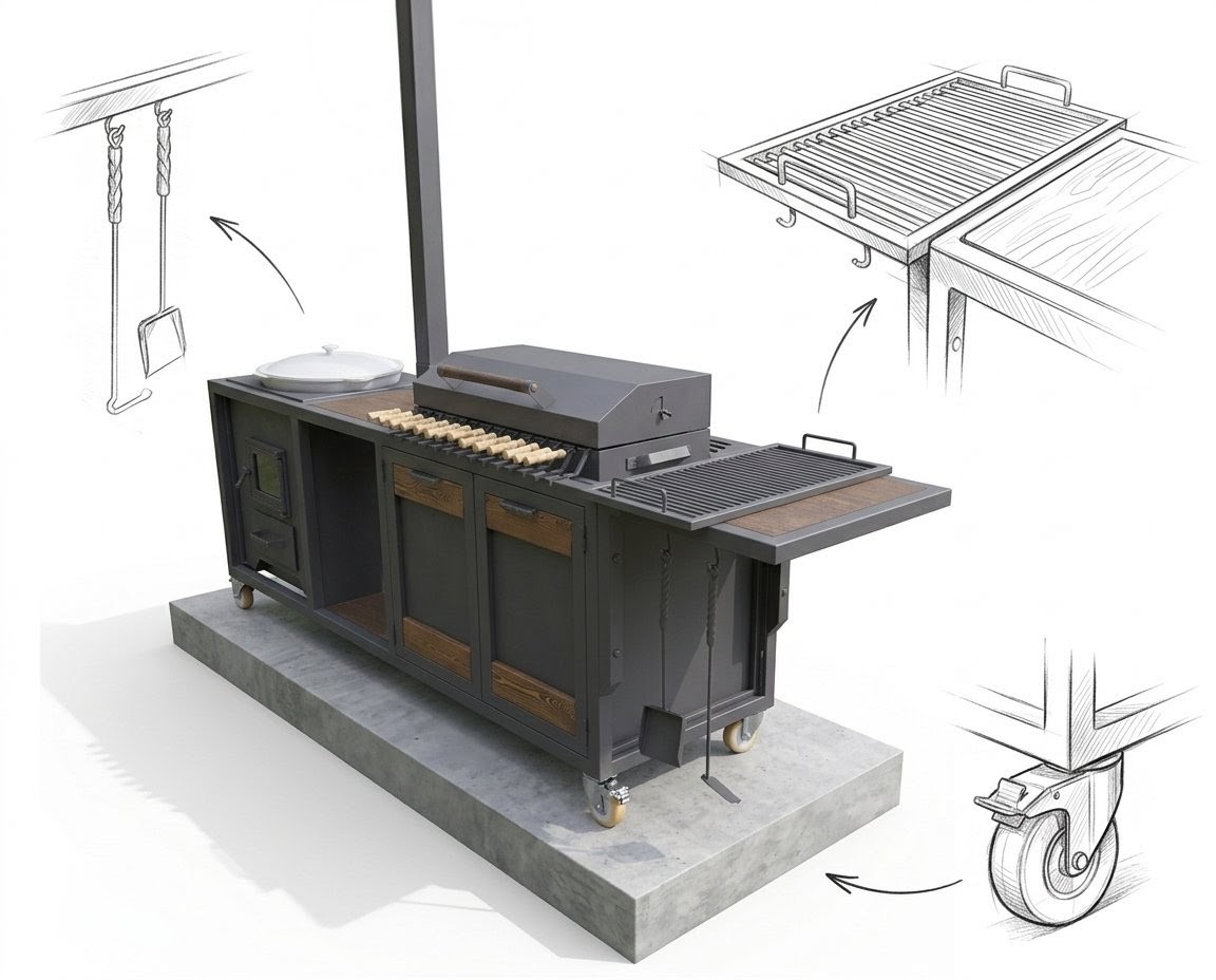 BBQ Major (with wheel) showcase image
