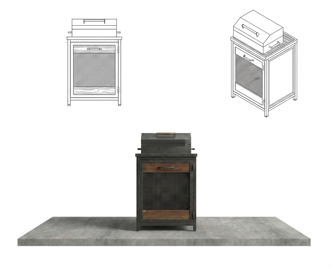 BBQ module (60х60) showcase image