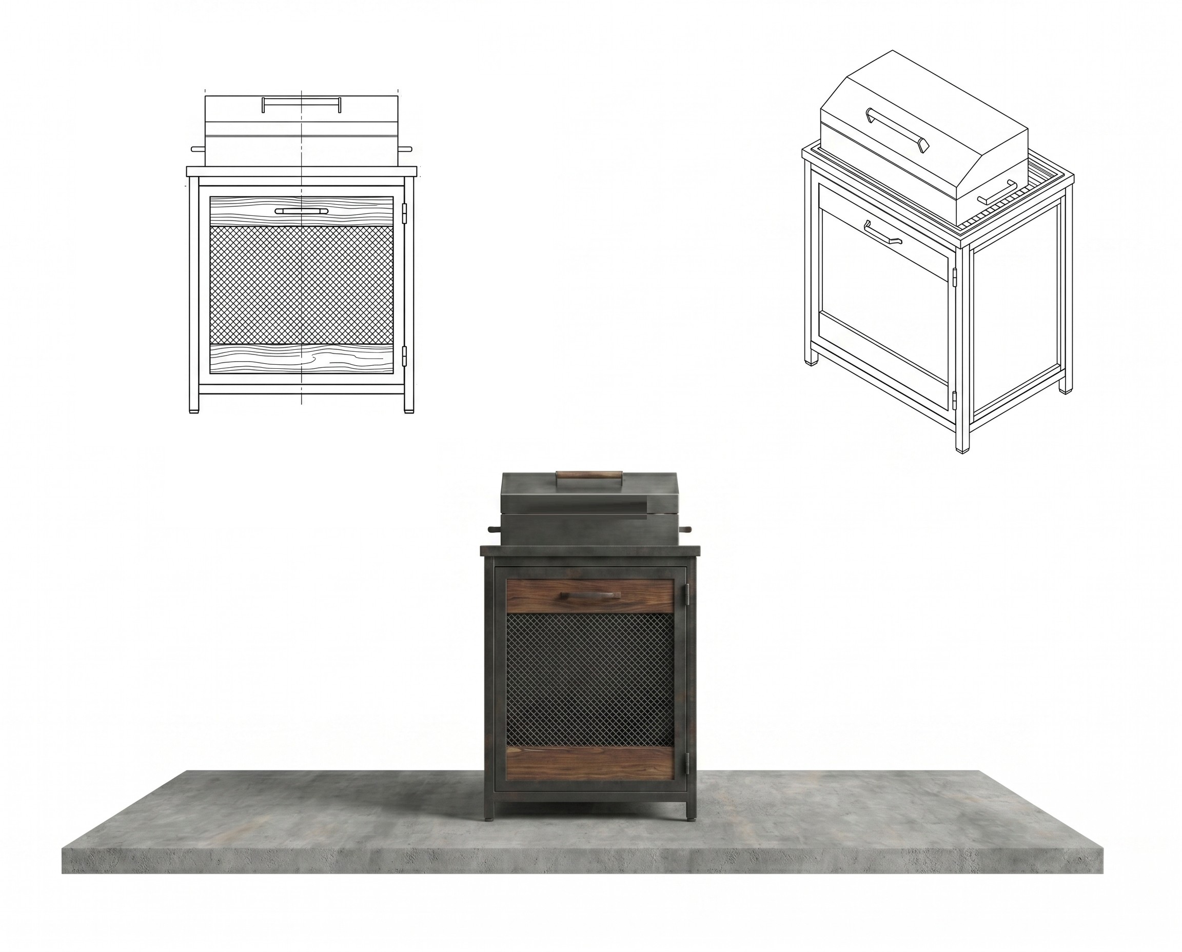 BBQ module (80х60) showcase image