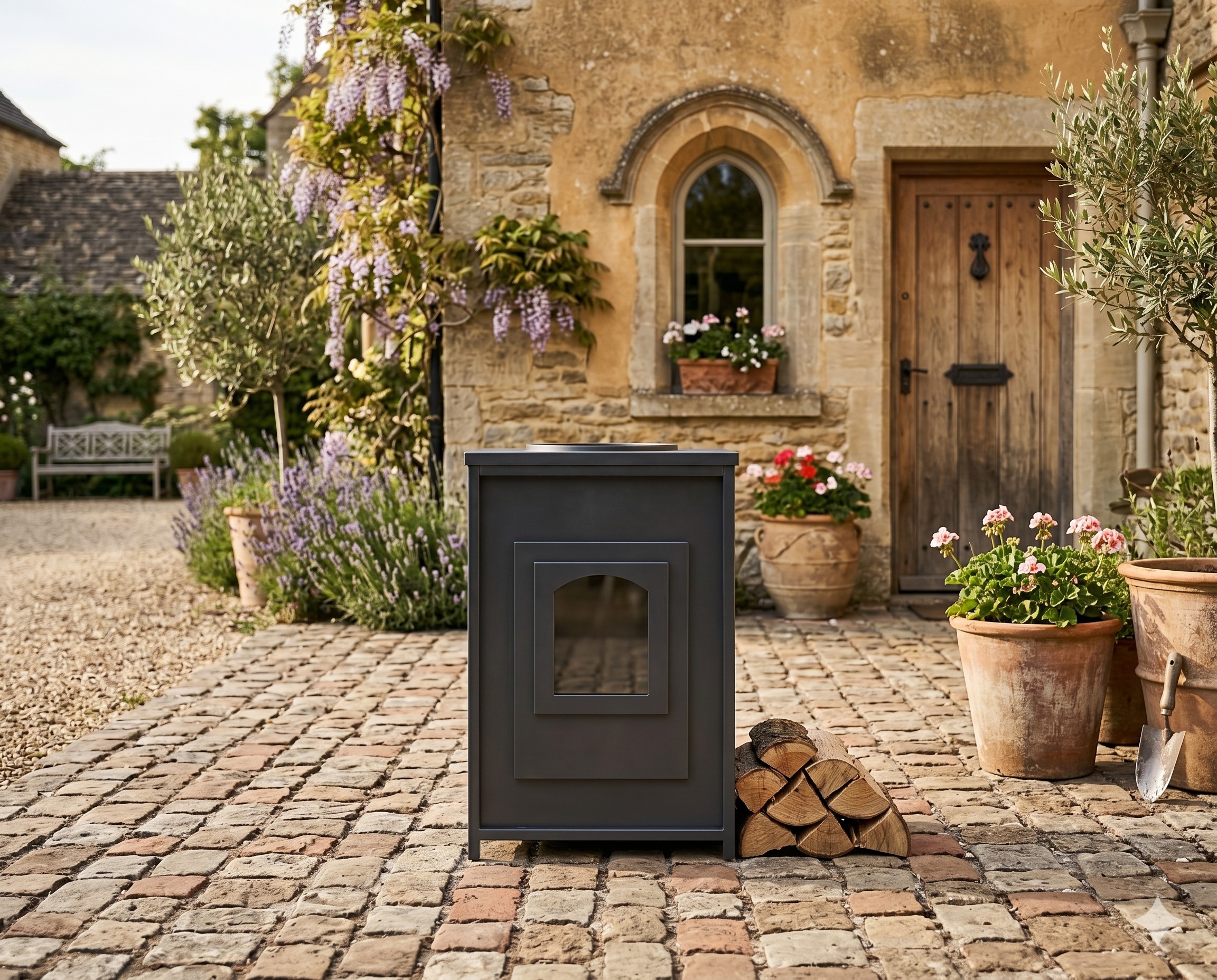 Wood-burning stove (60х60cm) showcase image