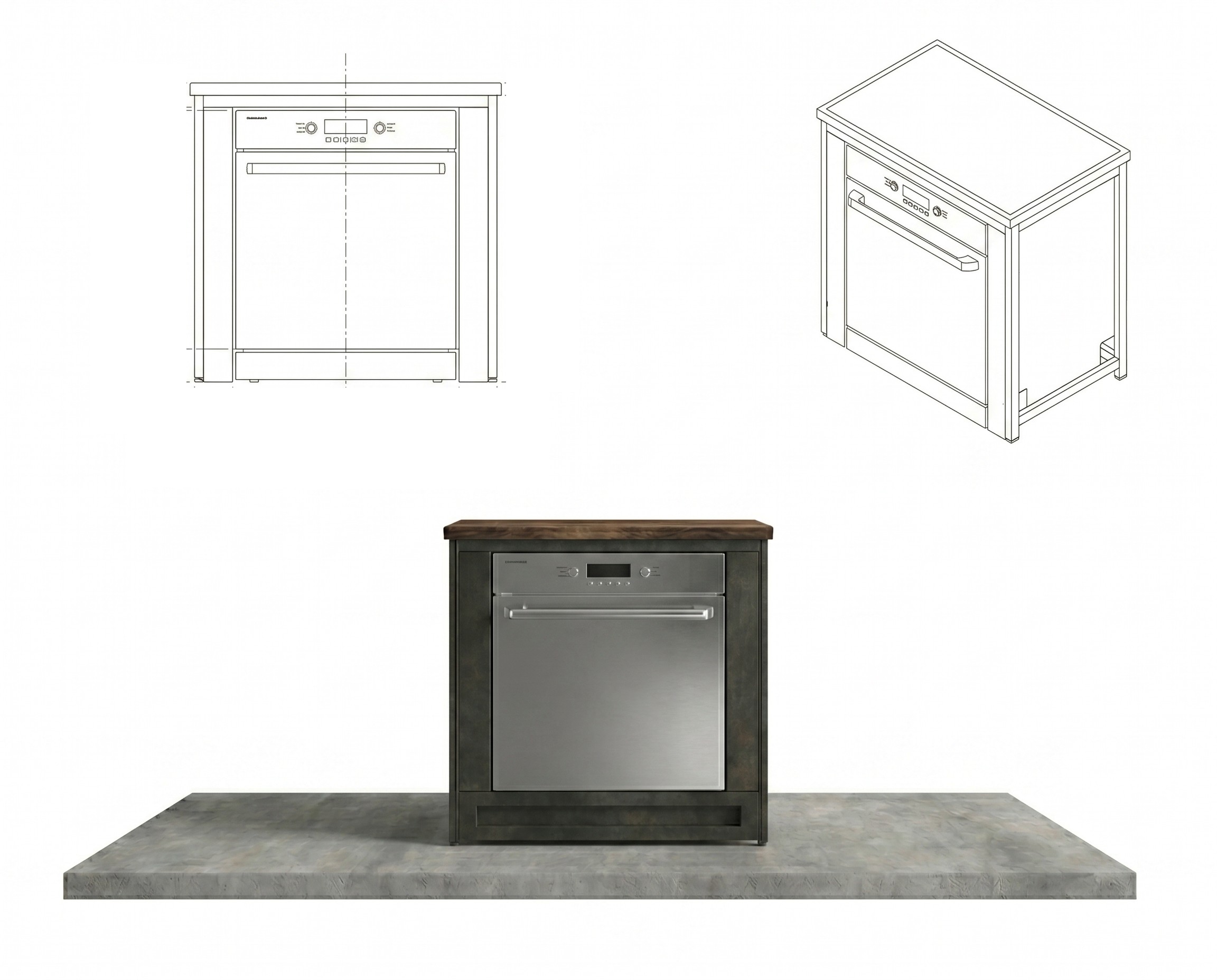 Dishwasher module (60x60) showcase image
