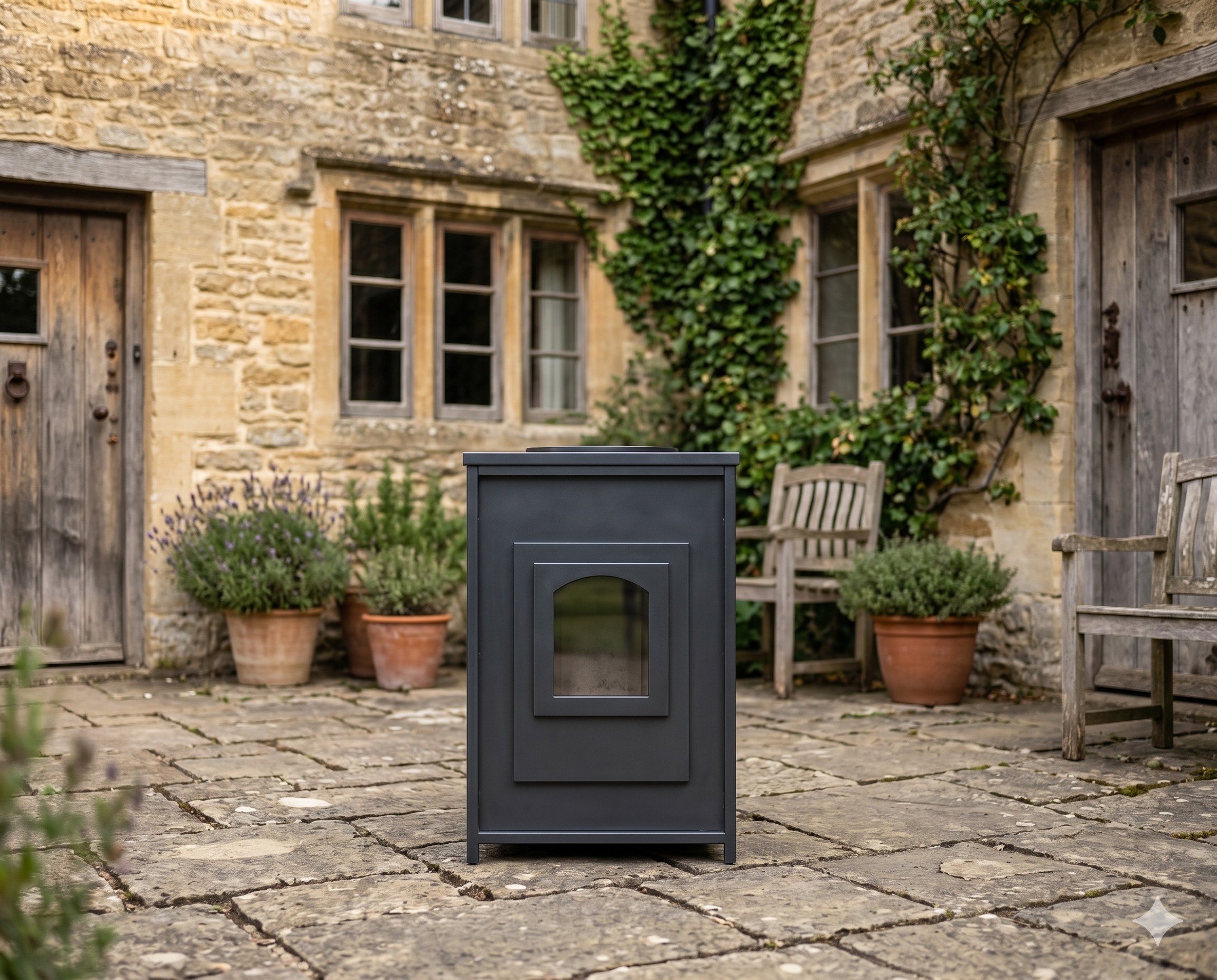 Wood-burning stove (60х60cm) showcase image