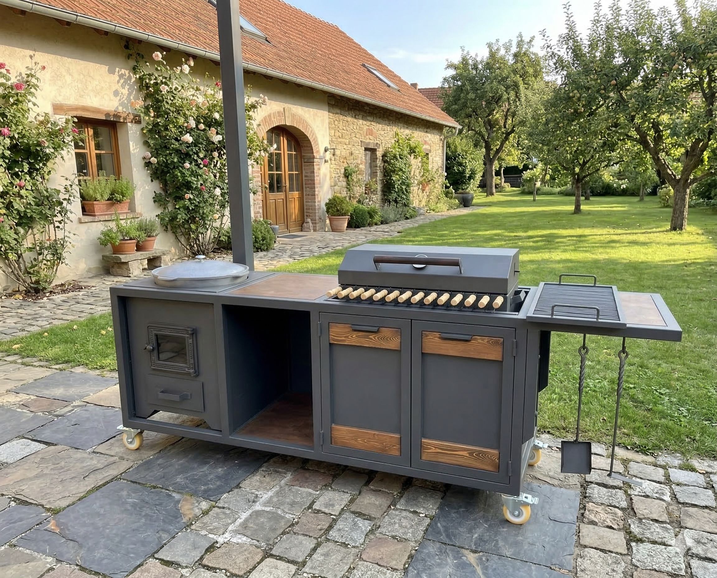 BBQ Major (with wheel)