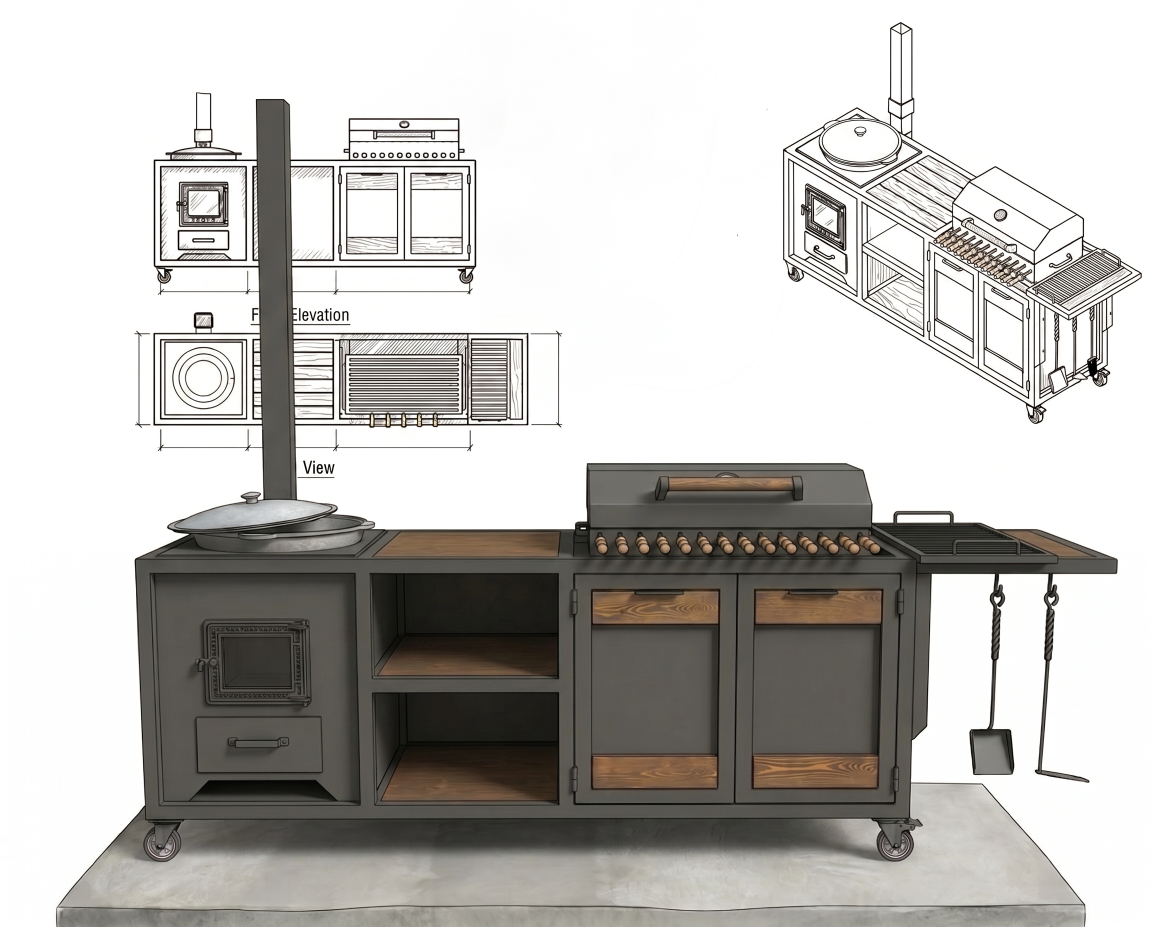 BBQ Major (with wheel) showcase image